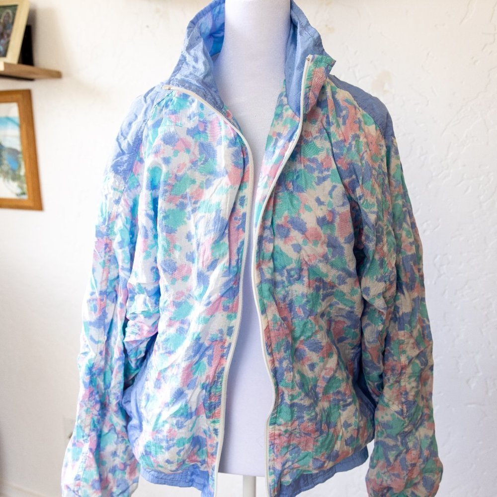 Vintage 90's Pastel Pattered Track Suit  -Pant and Top sold together!